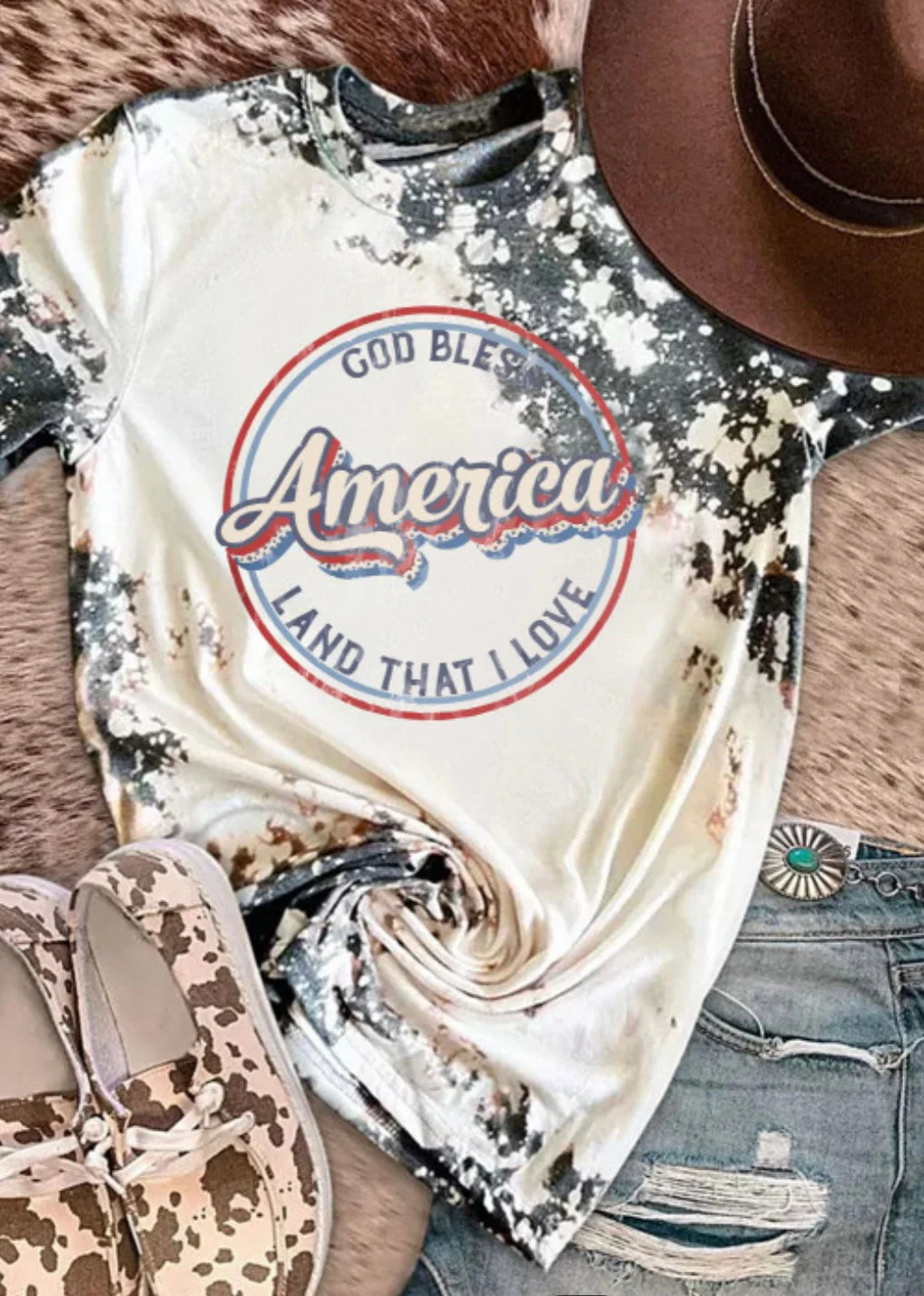 God Bless America tee